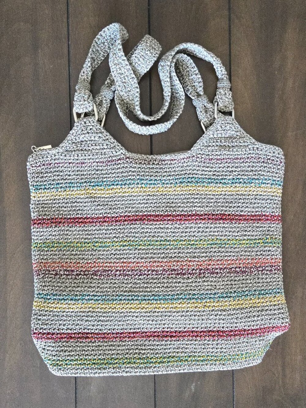 The Sak EarthTone Crochet Shoulder Bag